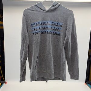 Ideology Gray Motivational Hoodie